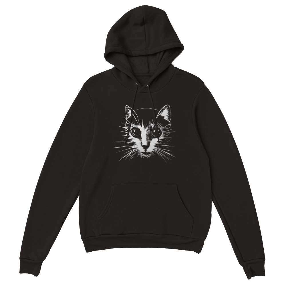 Cat Print Premium Unisex Pullover Hoodie