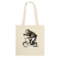 Bear Riding a Bike Wearing Shorts Classic Tote Bag