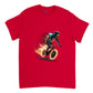 Space Robot on Fire Downhill Mountain biking Heavyweight Unisex Crewneck T-shirt