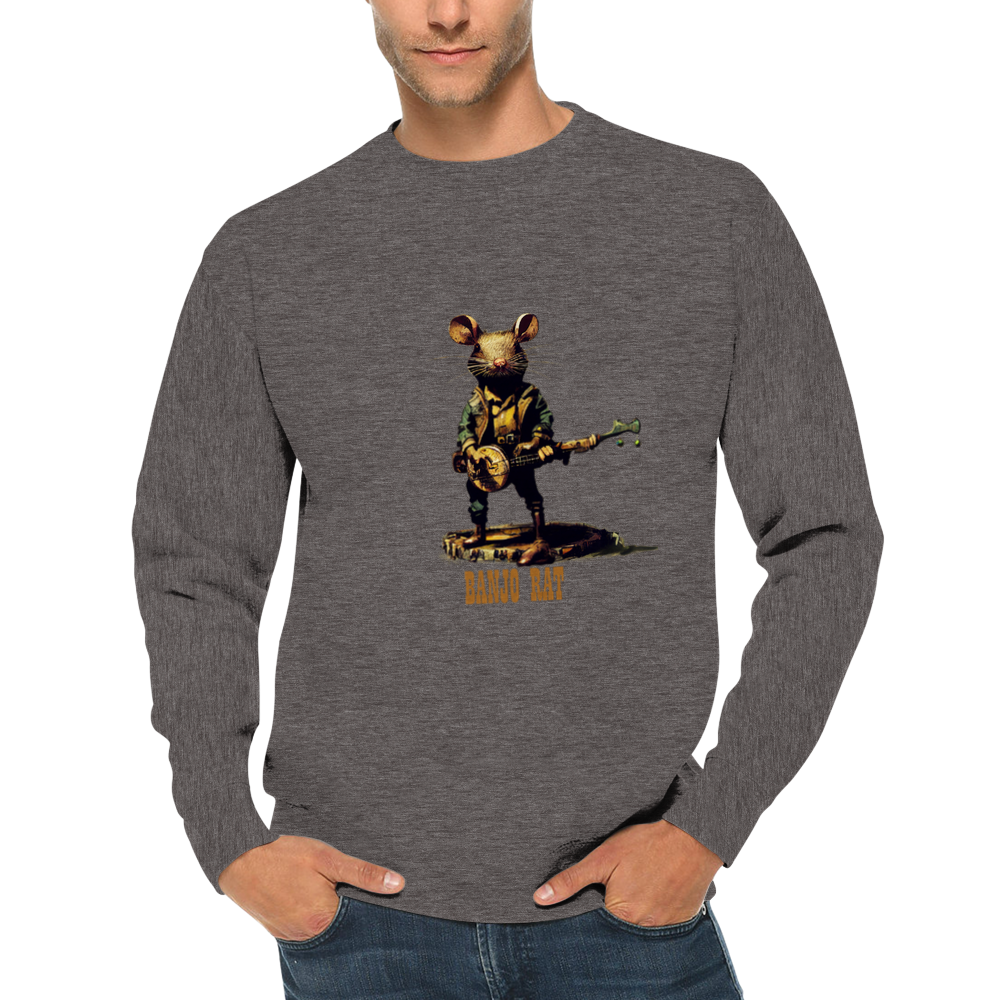 Banjo Rat Premium Unisex Crewneck Sweatshirt