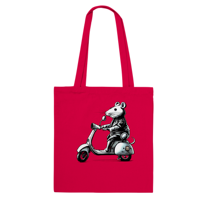 Rat Riding a Motor Scooter Classic Tote Bag