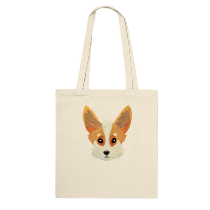 Cute Corgi Print Classic Tote Bag