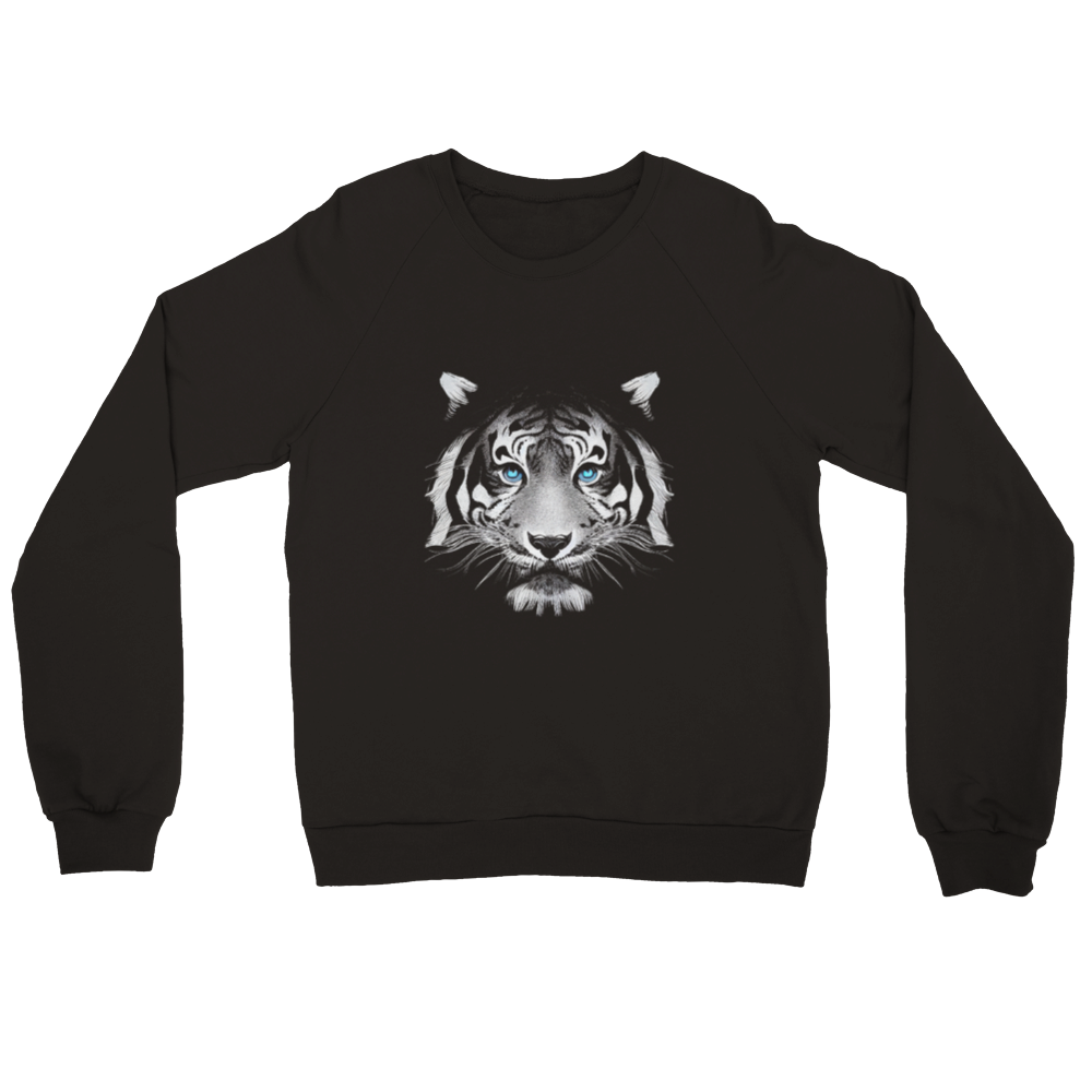 Tiger Print Premium Unisex Crewneck Sweatshirt