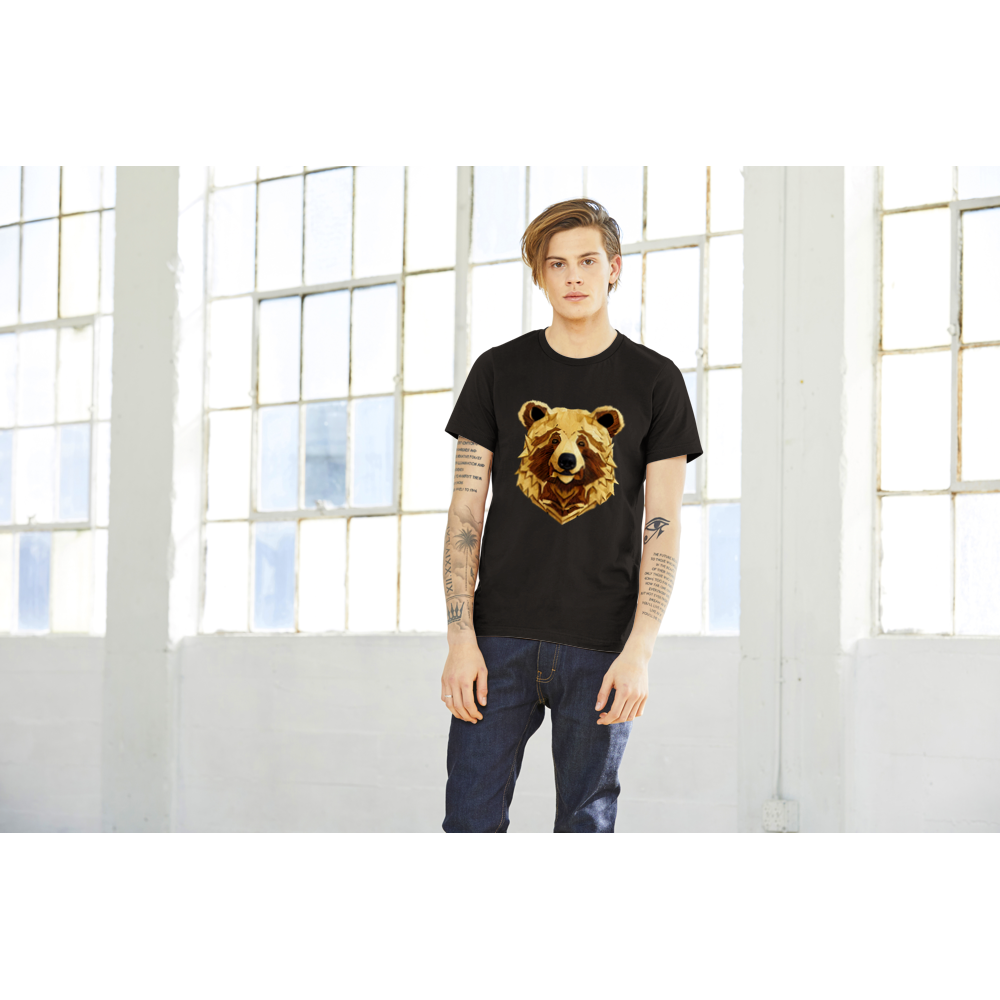 Black t-shirt with bear print