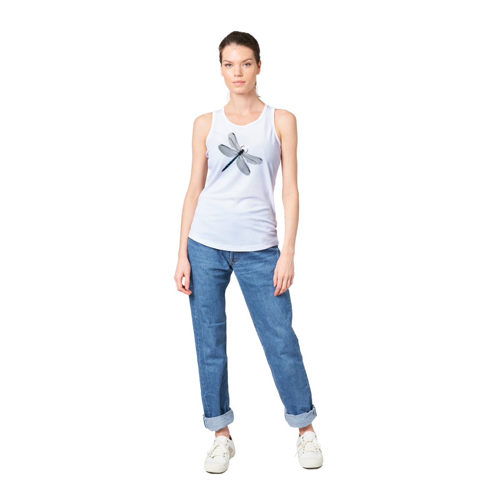 Dragonfly Print Performance Womens Tank Top