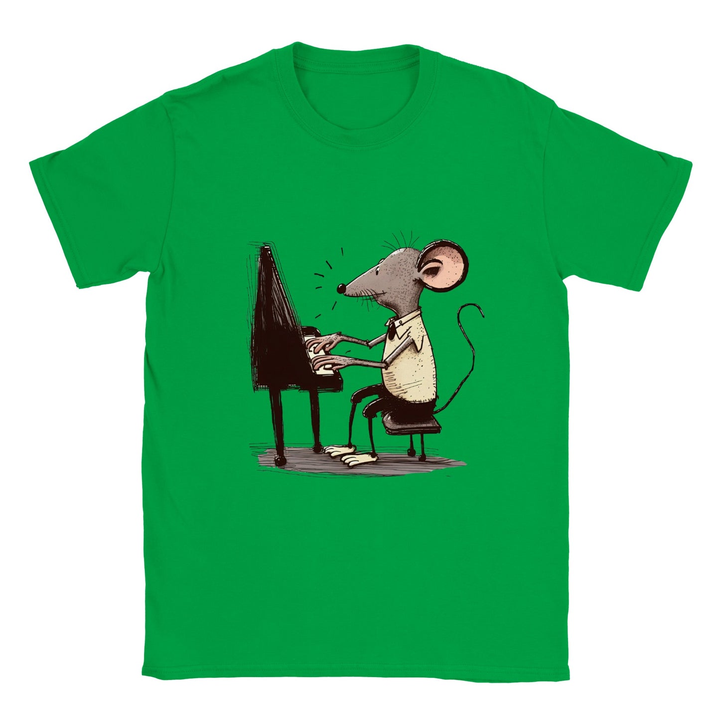 Mouse playing the piano