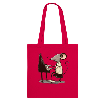 Rat Playing the Piano Classic Tote Bag