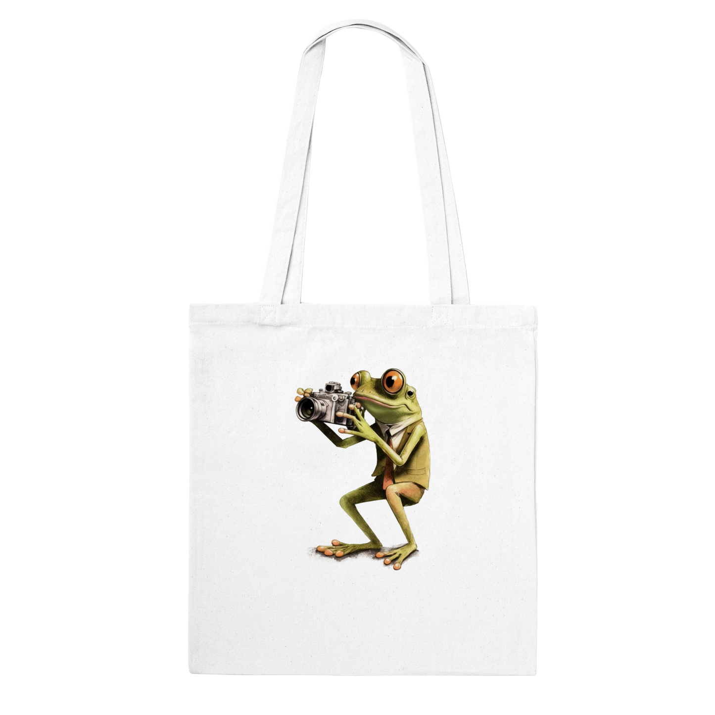 Frog Taking Photos Classic Tote Bag