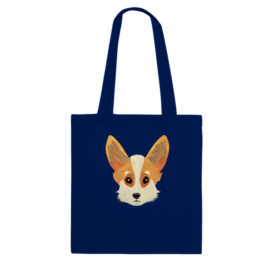 Cute Corgi Print Classic Tote Bag