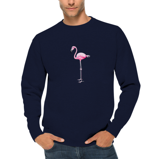 Pink Flamingo Premium Unisex Crewneck Sweatshirt