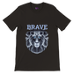 Unleash Your Inner Brave with Our Premium Lion Print Crewneck T-Shirt