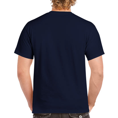 Rock Out with the T-Rex Playing a Guitar Heavyweight Unisex Crewneck T-Shirt!