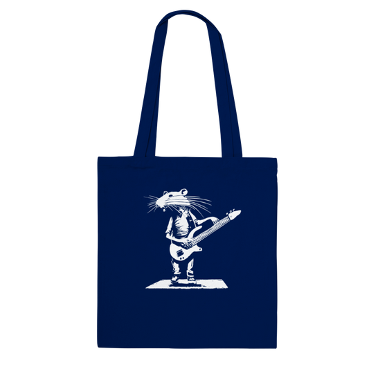 Rat Playing Bass Guitar Classic Tote Bag