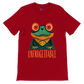 Unleash Your Playful Side with Our Cute Unfrogettable Frog Print Premium Unisex Crewneck T-shirt