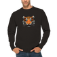 Tiger Print Premium Unisex Crewneck Sweatshirt
