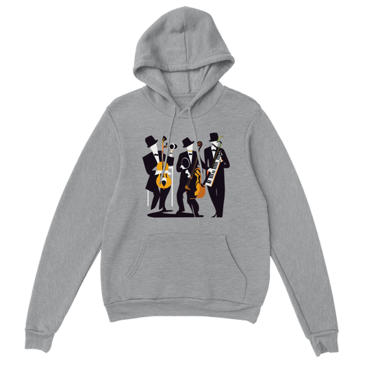 Pop Art Jazz Trio Premium Unisex Pullover Hoodie