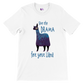 Save the Drama For Your Llama Premium Unisex Crewneck T-shirt.