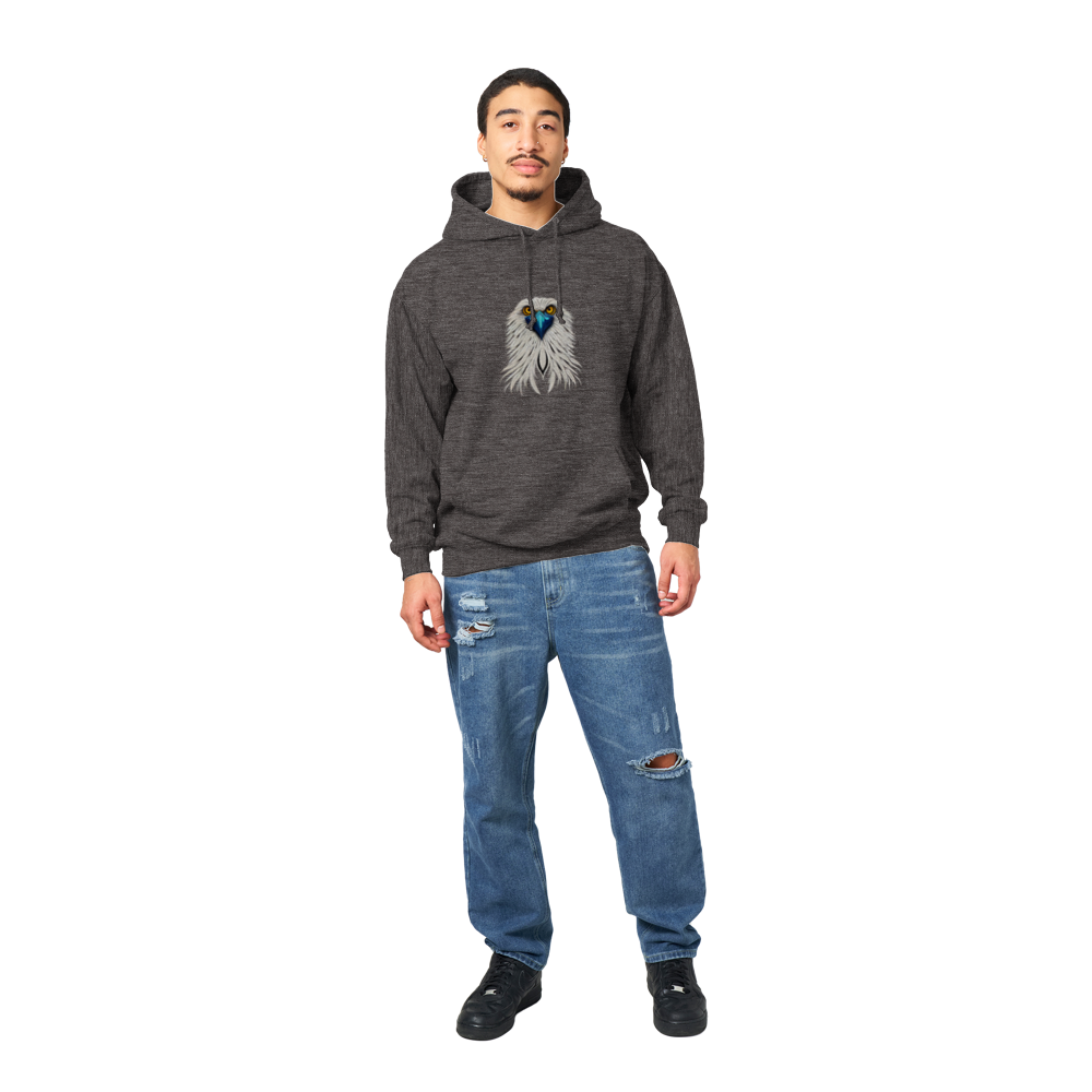 Eagle Print Premium Unisex Pullover Hoodie