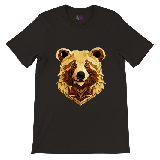 Black t-shirt with bear print