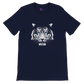 navy blue t-shirt with a tiger print