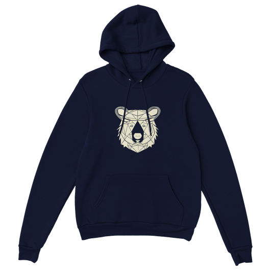 Bear Print Premium Unisex Pullover Hoodie