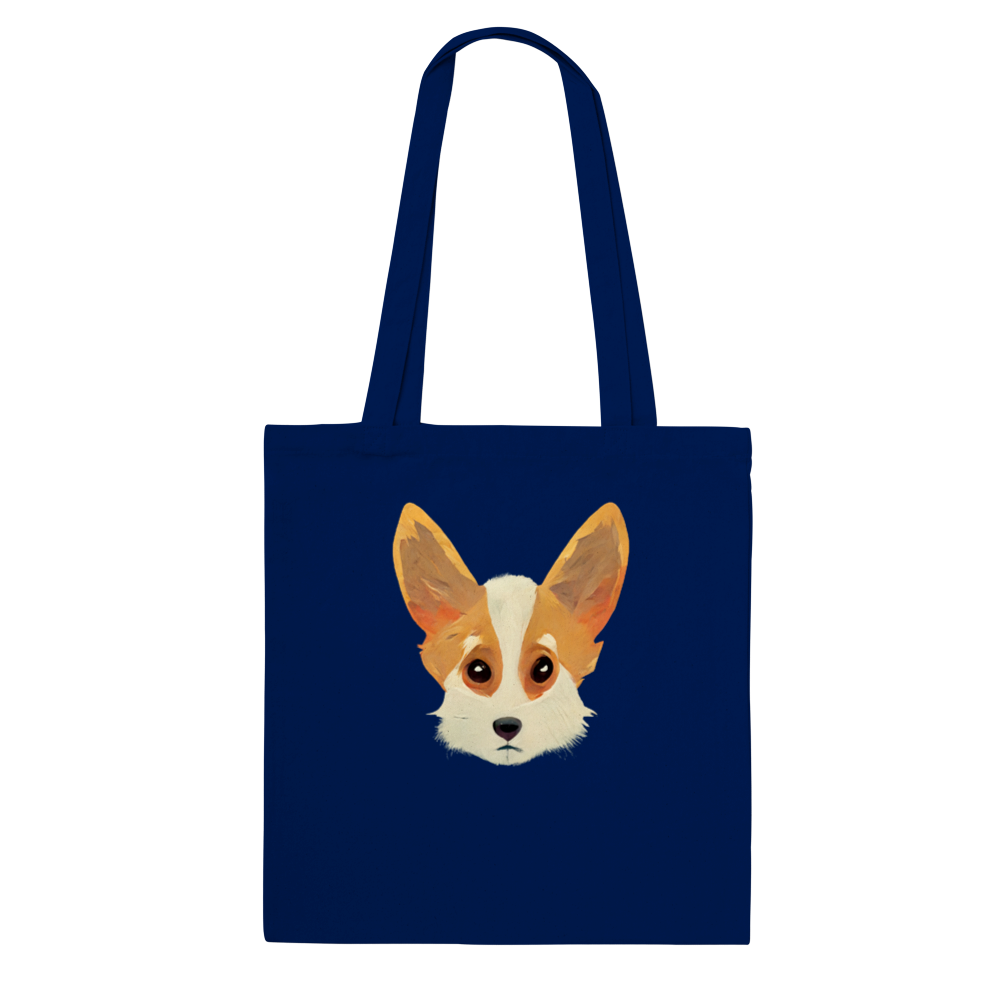 Cute Corgi Print Classic Tote Bag