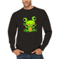 Cute Frog Print Premium Unisex Crewneck Sweatshirt
