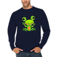 Cute Frog Print Premium Unisex Crewneck Sweatshirt
