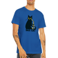 Unleash Your Inner Cool Cat with the Sax Cat Print Premium Unisex Crewneck T-shirt!