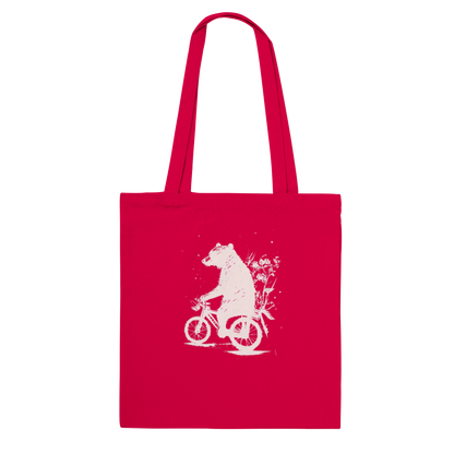 Bear Riding a Bike Classic Tote Bag