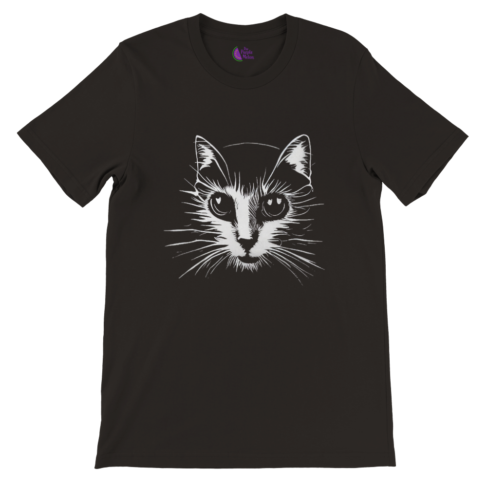 Get Catty with our Premium Cat Print Unisex Crewneck T-shirt - Your Ultimate Style Companion!