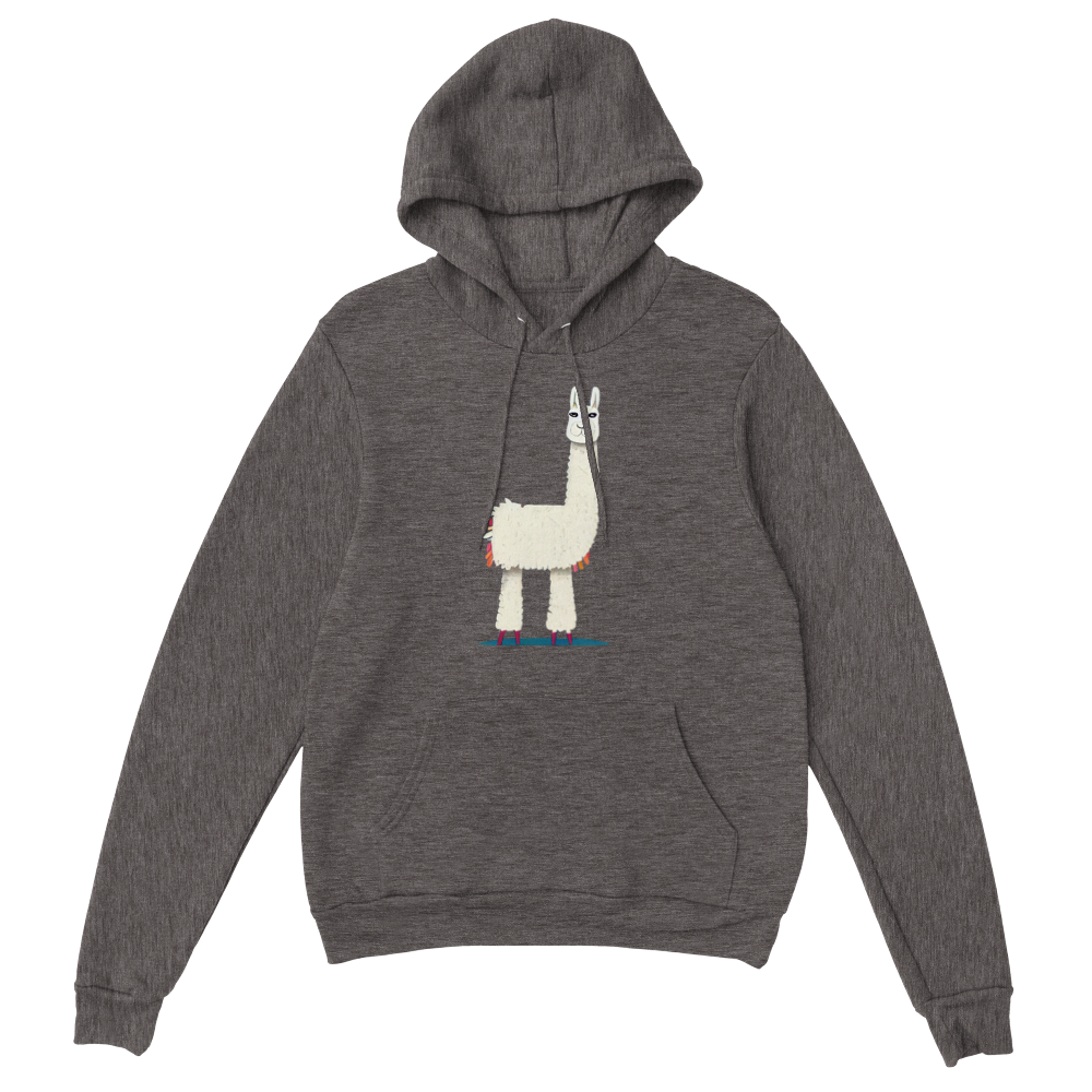 Cute Llama Premium Unisex Pullover Hoodie