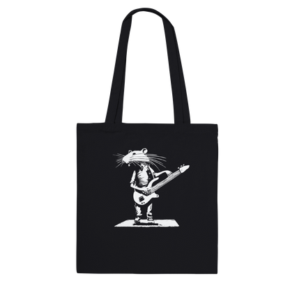 Rat Playing Bass Guitar Classic Tote Bag