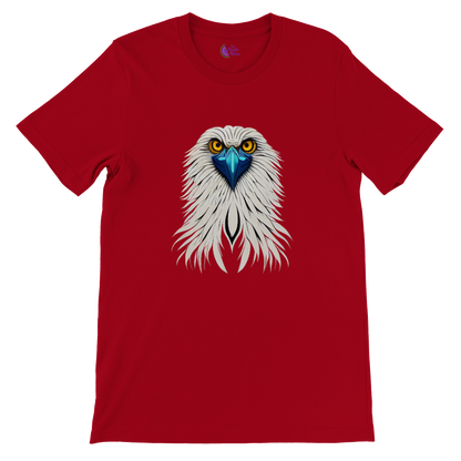 red t-shirt with an eagle print