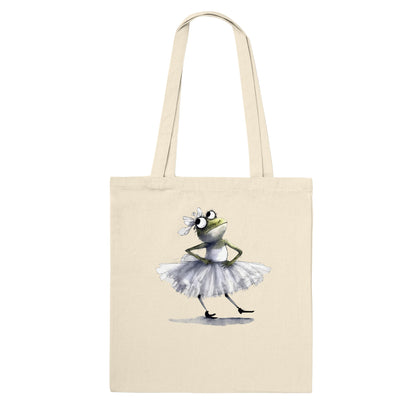 Frog in a Tutu Ballet Dancer Classic Tote Bag