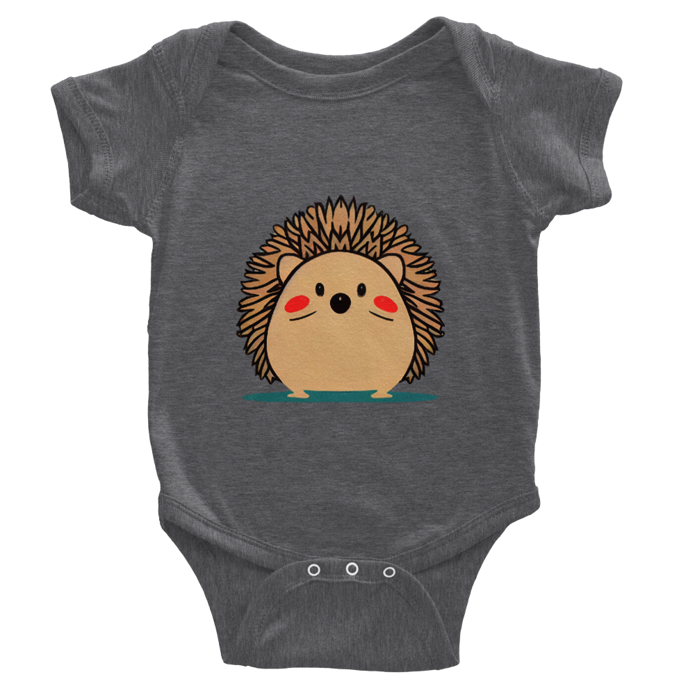 Cute Hedgehog Classic Baby Short Sleeve Onesies