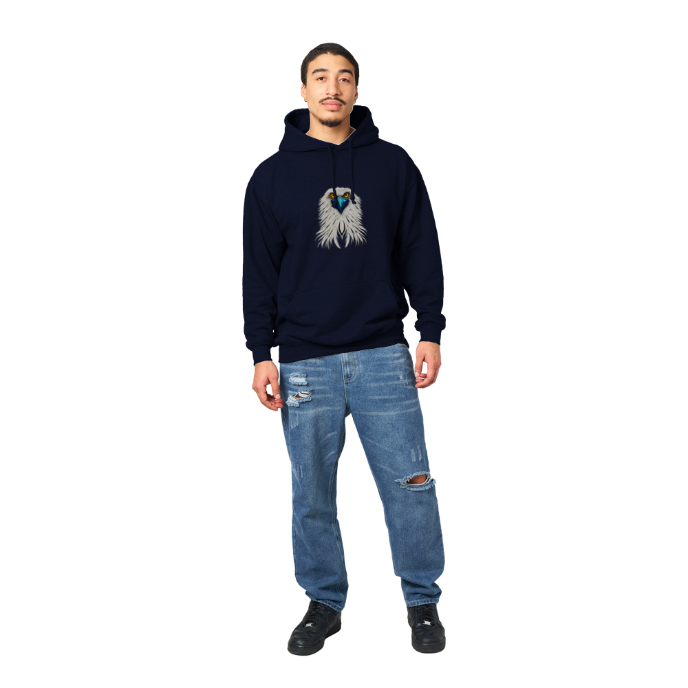 Eagle Print Premium Unisex Pullover Hoodie