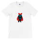 White t-shirt with cute bear cartoon print
