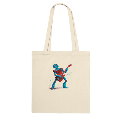 Robot Playing Guitar Classic Tote Bag