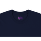 Cat Playing the Saxophone Under the Full Moon Premium Unisex Crewneck T-shirt.