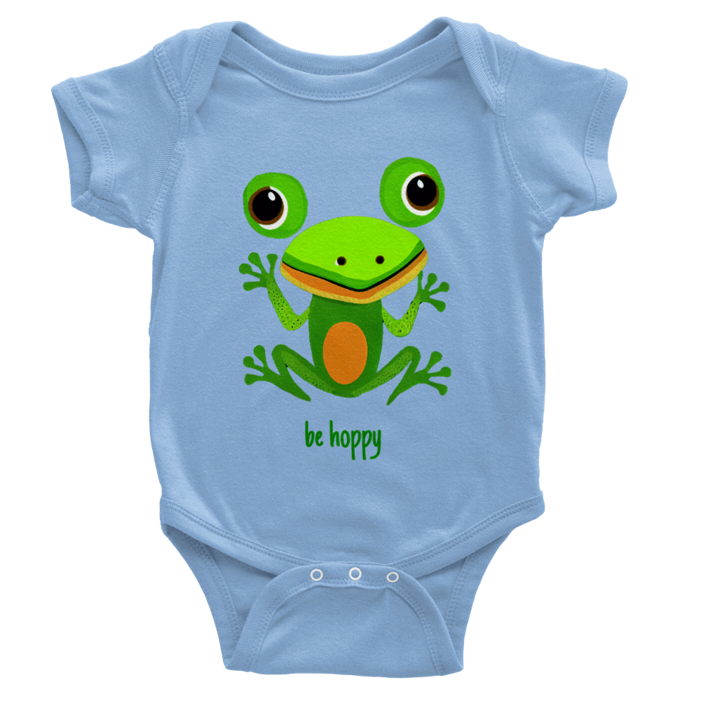 Be Hoppy Classic Baby Short Sleeve Onesies