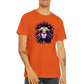 Roar in Style with our Colourful Lion with Dreadlocks Premium Unisex Crewneck T-Shirt