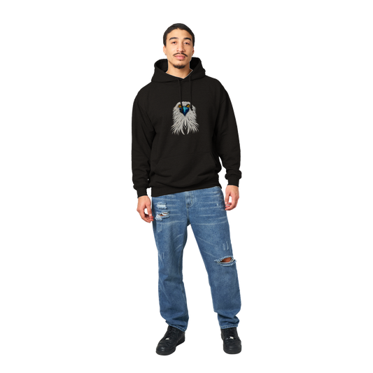 Eagle Print Premium Unisex Pullover Hoodie