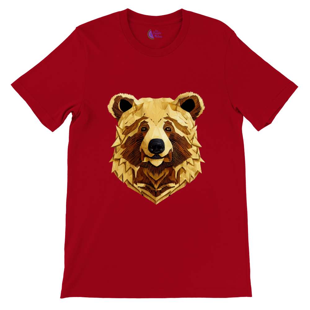 Red t-shirt with bear print