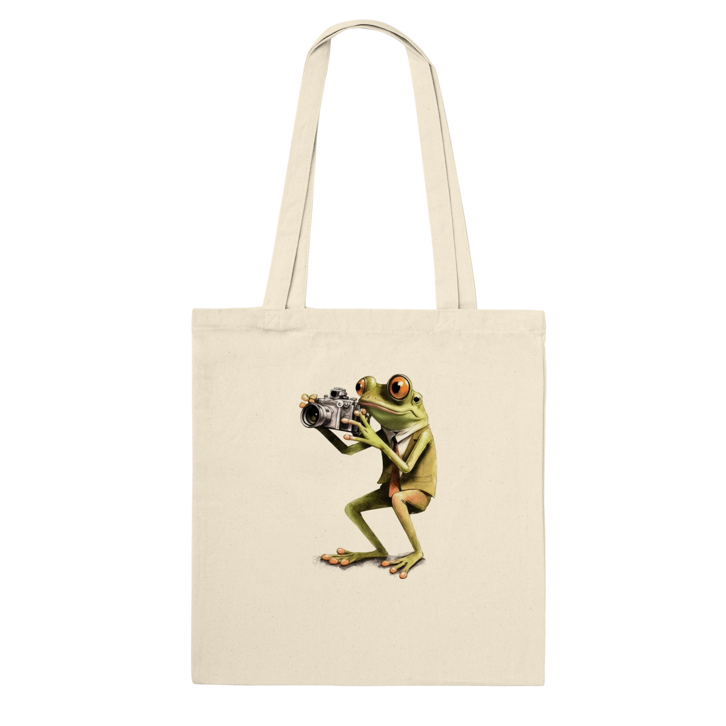 Frog Taking Photos Classic Tote Bag