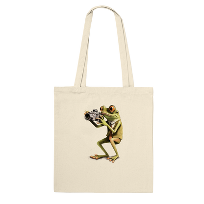 Frog Taking Photos Classic Tote Bag