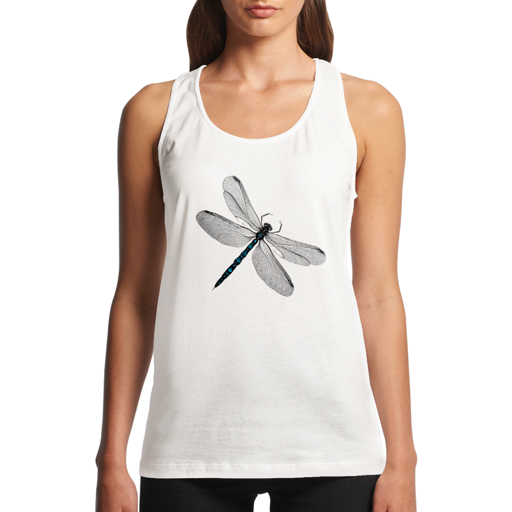 Dragonfly Print Performance Womens Tank Top