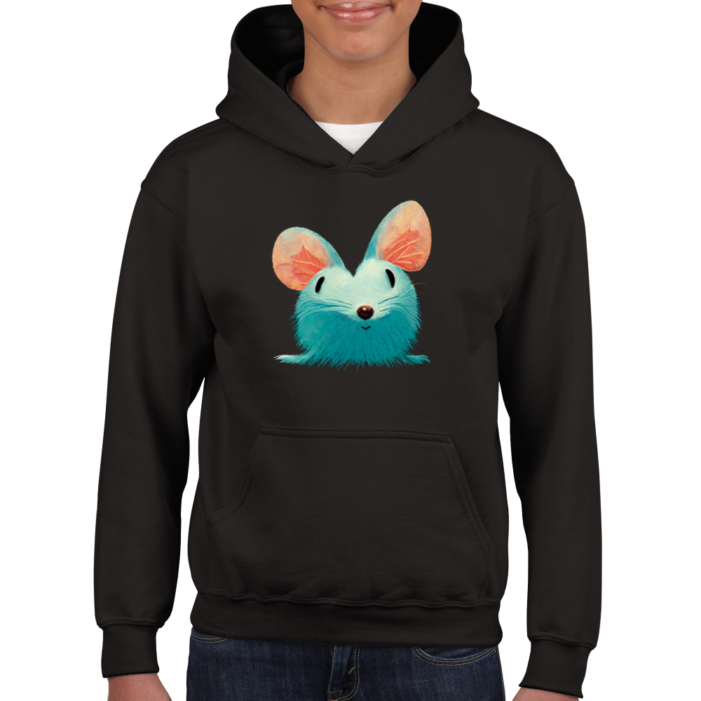 Cute Mouse Classic Kids Pullover Hoodie