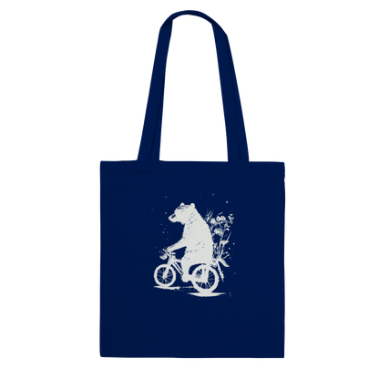 Bear Riding a Bike Classic Tote Bag
