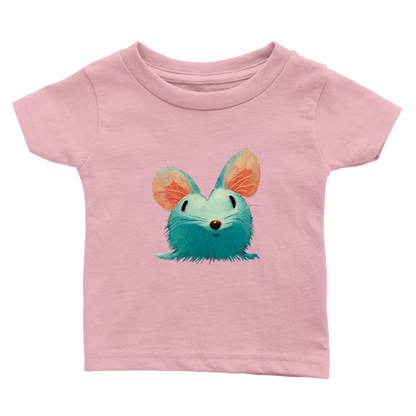 Cute Mouse Classic Baby Crewneck T-shirt